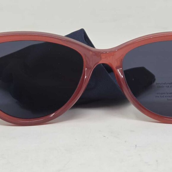 New women\'s J crew Factory cat eye sunglasses in Merlot red main image 7